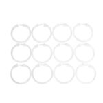 12 argollas para cortina de baño