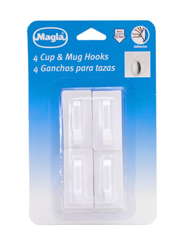 4 Ganchos para tazas