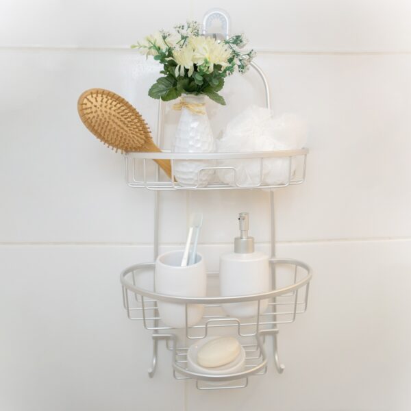 Organizador baño cromado